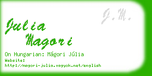 julia magori business card